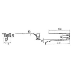 Rotacinis dantis CW PZ VGPZ107KR