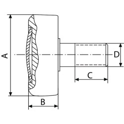Kumštelinis ritininis guolis N.H. 80040714N
