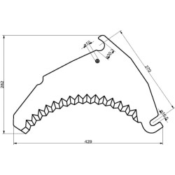 Siloso peilis Bergmann SM02777