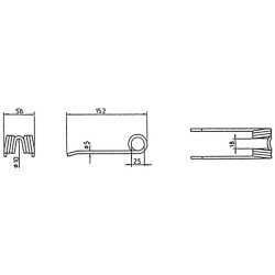 Paėmimo dantis Strautmann 250106N