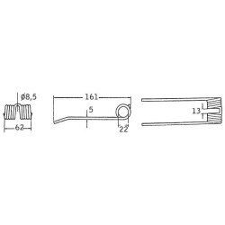 Paėmimo dantis Strautmann 87010630N