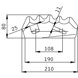 Segmentas LH Strautmann 60503502Z