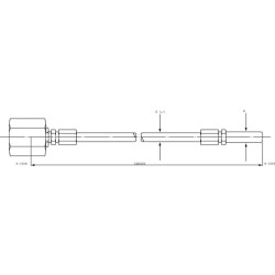 Matavimo žarna TL2000 M16x2 x 6mm MPSP2000