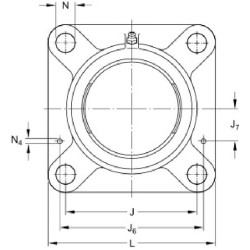 Guolio dangtelis SKF 7500FY506M