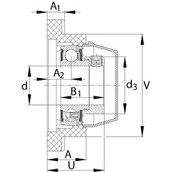 „Corrotect“ plastikinis guolis hsg PCJ30TVFA1255