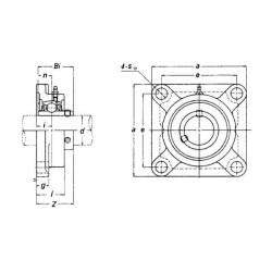 Korpuso blokas UCFX UCFX15SKF