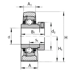 Korpuso blokas SY SKF SY35FMSKF