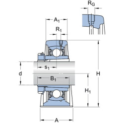 Rutulinis guolis SYJ25KF