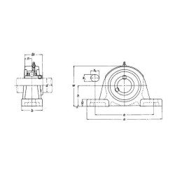 Korpuso blokas UCPX UCPX12SKF