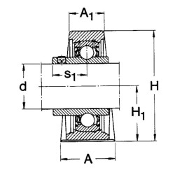 Korpuso blokas SY SKF 7500SY35TF