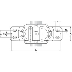 Plummerinių blokų korpusai FSNLD526