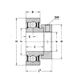 Spaustukas RAE25NPPBFA106