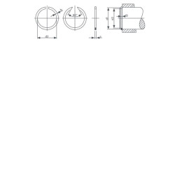 Išorinis 30x1,5 mm IDC ® WR30 fiksavimo žiedas
