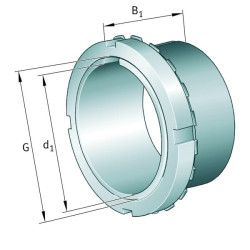 Adapterio įvorė su veržle H2305