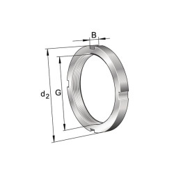 Fiksavimo veržlė KM32