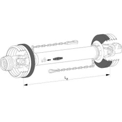 Kardaninis velenas W2600 L  1010 W2600101013420