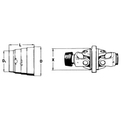 Apsauginis kūgis SD25 L159 2480 850006