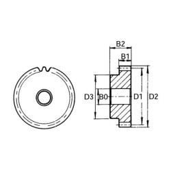 Cilindro krumpliaračio modulis 2,5 - Z27 MOD2527
