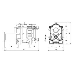 BR-EVO siurblys 38 hidraulinė pavara B.P. BREVO50H