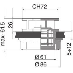 Arag alsuoklis 504220AKB