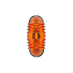 Posūkio lemputė 18W, ovali, 12V, gintaro spalvos, prisukama, 83x41mm, Hella 2BA001227211