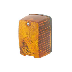 Posūkio lemputė 21W, stačiakampė, 12V, gintaro spalvos, prisukama, 90x55x60mm, Hella 2BA002652101