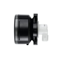 Posūkio lemputė 21 W, apvali, 12 V, geltona/pilka, korpusas: sidabrinis, prisukamas, Ø 66 mm AMP kištukas, Hella 2BA009001191