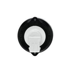 Posūkio lemputė 21 W, apvali, 12 V, geltona/pilka, korpusas: sidabrinis, prisukamas, Ø 66 mm AMP kištukas, Hella 2BA009001191