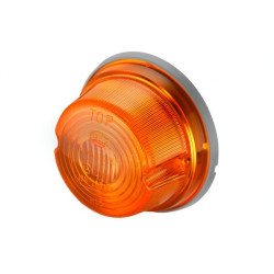 Posūkio lemputė 18W, apvali, 12V, gintaro spalvos, prisukama, Ø 80mm, Hella 2BA001259611