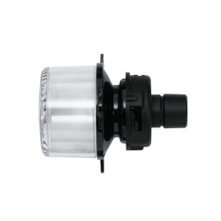 Posūkio lemputė 21W, apvali, 12/24V, gintaro/skaidri, prisukama, Ø 55 mm, Hella 2BA008221001