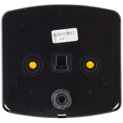 Posūkių ir gabaritinis žibintas RH 21/10W, kvadratinis, 12V, gintaro/skaidrus, tvirtinamas varžtais, 95x54,5x90mm, Hella 2BE0027