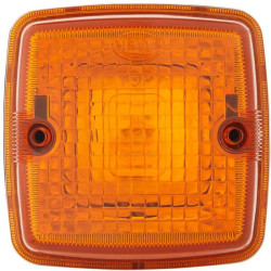 Posūkio lemputė 21W, kvadratinė, 12V, geltona, prisukama, 84x51x84mm, Hella 2BA003014111