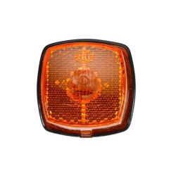Gabaritinis žibintas 5W, kvadratinis, 12/24V, gintaro spalvos, prisukamas, 62xHella 2PS003057051