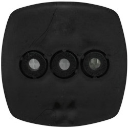 Gabaritinis žibintas 5W, kvadratinis, 12V, skaidrus/baltas, tvirtinamas varžtais, 62x42x62mm, Hella 2PF004081001