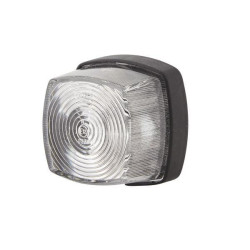 Gabaritinis žibintas 5W, kvadratinis, 12V, skaidrus, tvirtinamas varžtais, 62xHella 2PF996112031