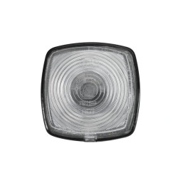 Gabaritinis žibintas 5W, kvadratinis, 12V, skaidrus, tvirtinamas varžtais, 62x40x62mm, Hella 2PF003057041