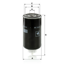 Kuro keitimo filtras WK7244