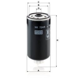 Kuro filtras WK7246