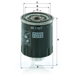 Kuro keitimo filtras WK7187