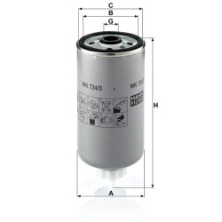 Kuro keitimo filtras WK7243