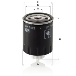 Kuro keitimo filtras WK7182