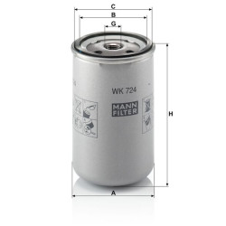 Kuro keitimo filtras WK724