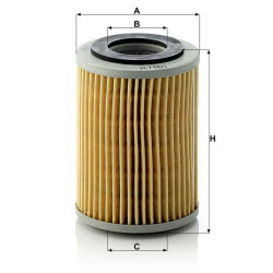 Alyvos filtro elementas H7161X