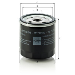 Alyvos filtras W71220