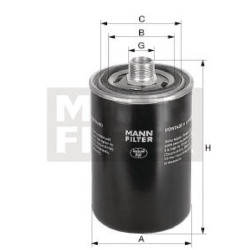 Hidraulinės alyvos keitimo filtras WD9629