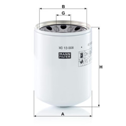Hidraulinis filtras WD13008X