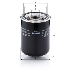 Hidraulinis filtras Mann Filter W13745