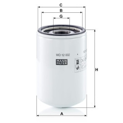 Hidraulinis filtras WD12002
