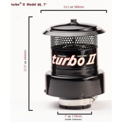 Oro išankstinis valytuvas turbo® 2, 68-7" tipas 211068002
