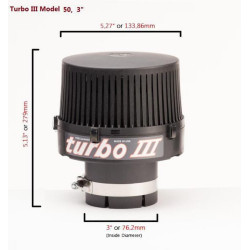 Oro išankstinis valytuvas turbo® 3, 50-3" tipas 211330000